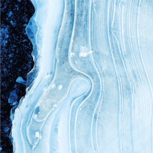 Blue ice plakat