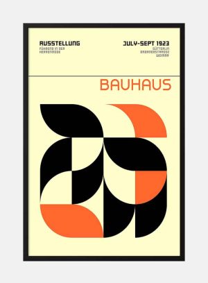 Bauhaus Orange Weimar Ausstellung Plakat