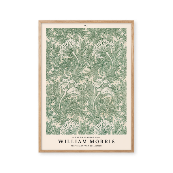 Green Marigold - William Morris - 30x40
