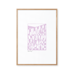 Papercut 01 - Pink - 30x40
