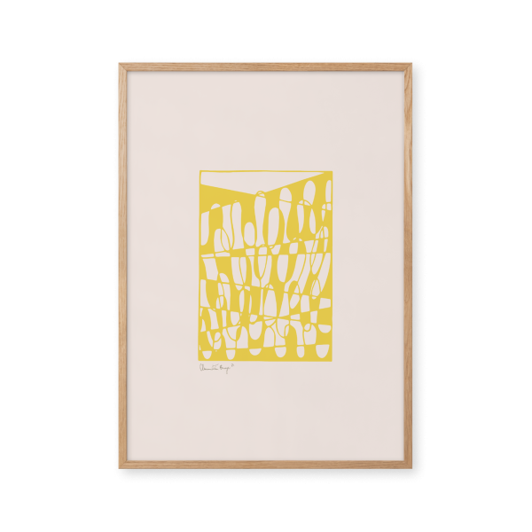 Papercut 01 - Yellow - 30x40