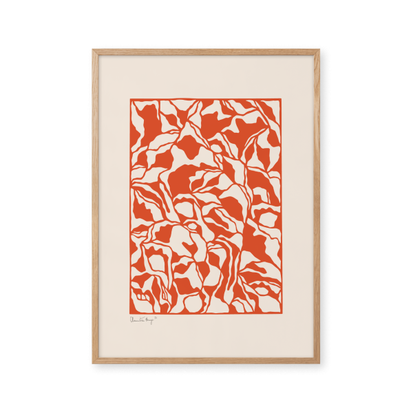 Papercut 03 - Red - 30x40