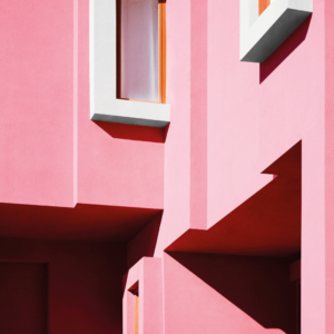 Pink house - Arkitektur plakat