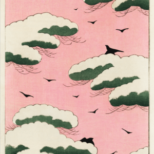 Pink sky - Japansk kunstplakat