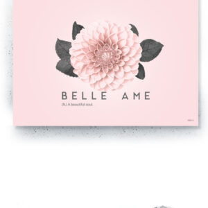 Plakat / Canvas / Akustik: Belle Ame (Flush Pink)