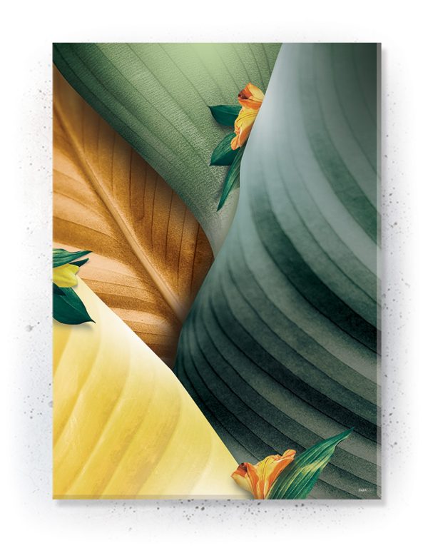 Plakat / Canvas / Akustik: Farverige blade 2 (Yellow spring)