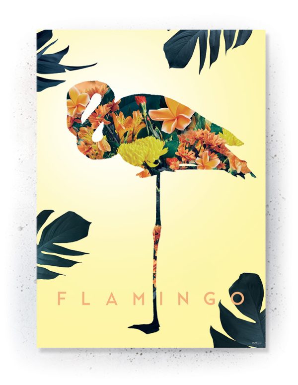 Plakat / Canvas / Akustik: Flamingo (Yellow spring)