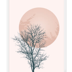 Plakat: Tree & Circle (Spring)