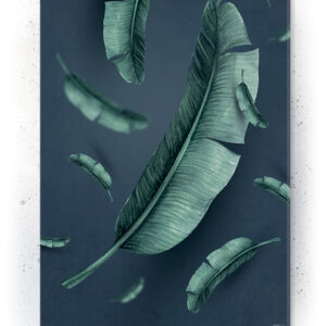 Plakat / canvas / akustik: Jungle blade/ grøn (Juncture)