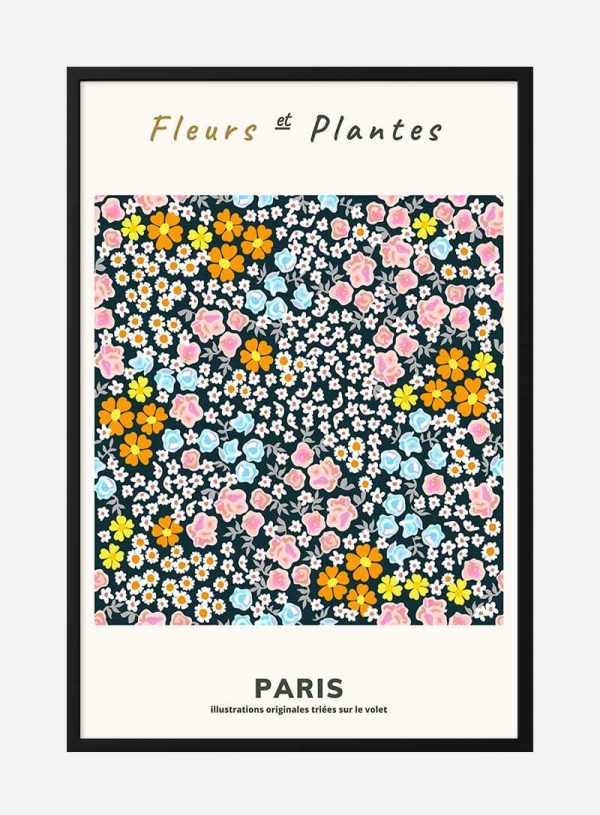 Fleur et Plantes Pink Plakat