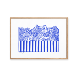 Papercut 04 - Blue - 70x100