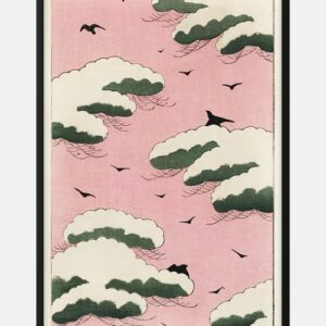 Pink sky byÂ Watanabe SeiteiÂ japansk kunstplakat